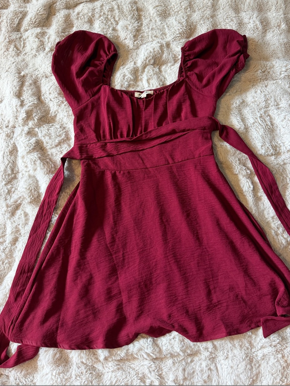 Women's Mini Dress in Wine - Brand Unspecified